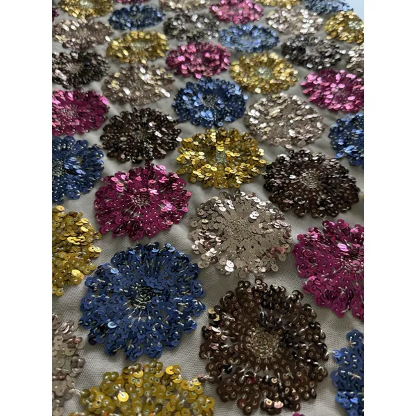 Trina Turk Johana‎ Mini Dress Size 2 Multicolor Sequin Flower Child Sleeveless - Image 6