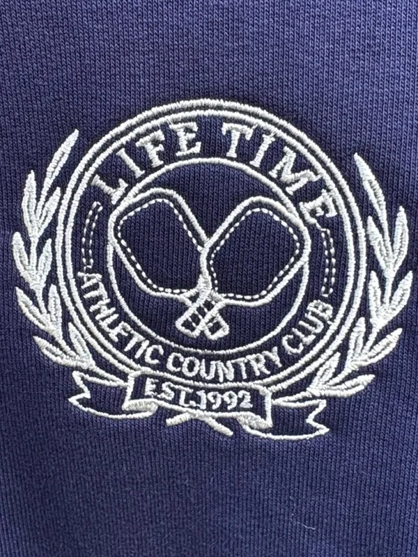 NWT EVEREVE X Lifetime 1/4 Zip Embroidered Logo Sweatshirt Navy Size XL - Image 6