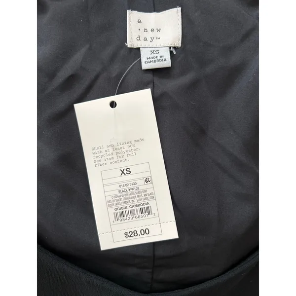 New Women's A New Day Vest Polyester Some Stretch Black Size Xs - Image 7