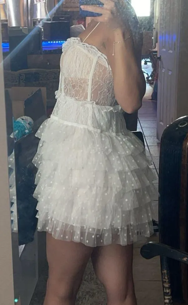 For Love & Lemons Jules Mini Dress - Image 7