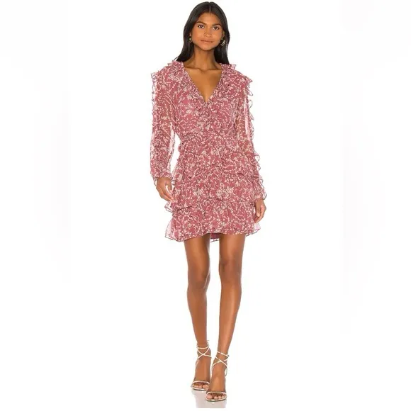 Alessia Frill Dress in Ditsy Flor | Bardot Size M - Image 11