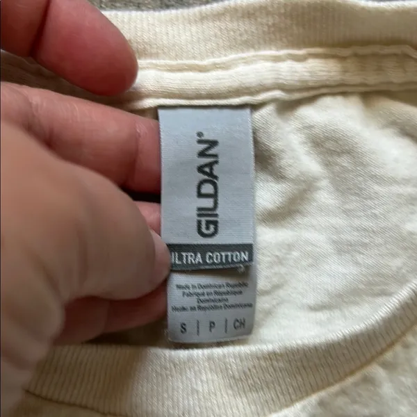 Gildan Alpha phifa Cream Short Sleeve Tee - Image 2
