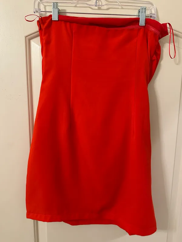 Revolve Andria Strapless Mini Dress in Red - Image 2