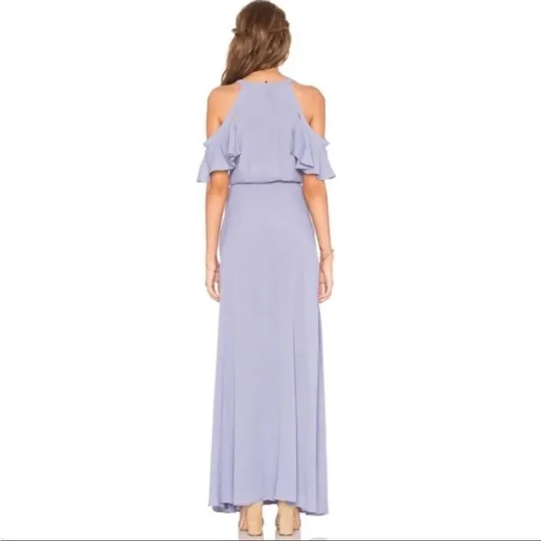 Privacy Please lilac Revolve XS luxe wrap maxi dress - Image 3