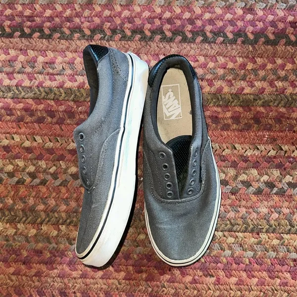 GRAY VANS AUTHENTICS SNEAKERS - Image 2