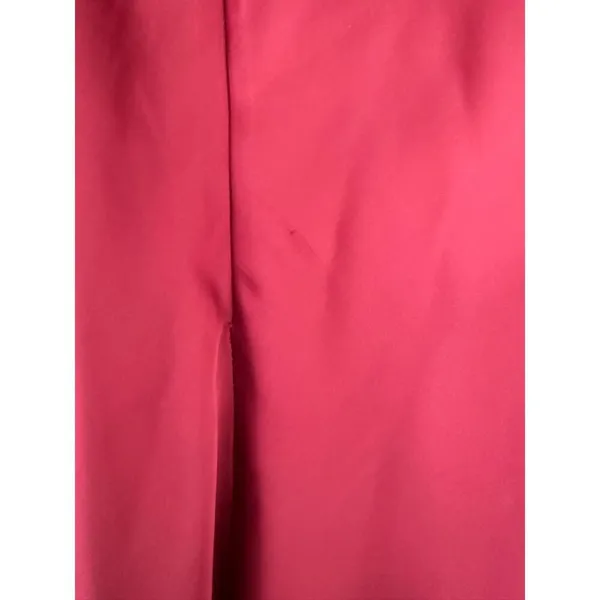 Lulus Wine Red Asymmetrical Satin Gown - Image 3