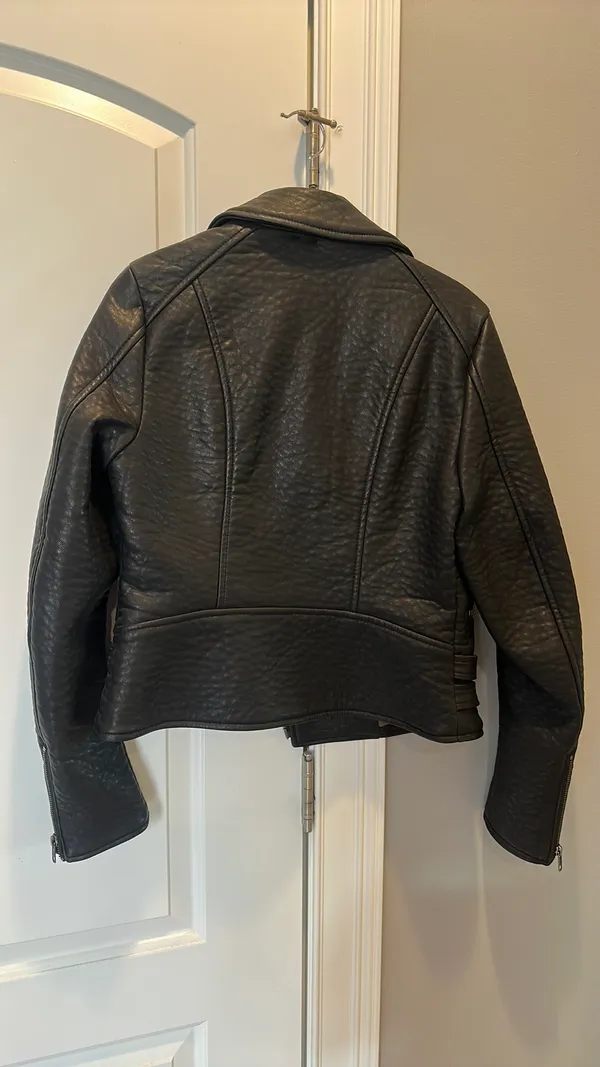Free People Leather Jacket - Image 2