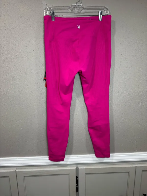 NWT Spyder Ribbed Pink Legging - Image 2