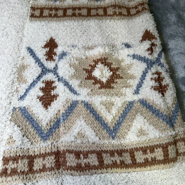 Magnolia Boutique Womens Size Small Cream Southwestern Open Front Cardigan Boho - Image 11