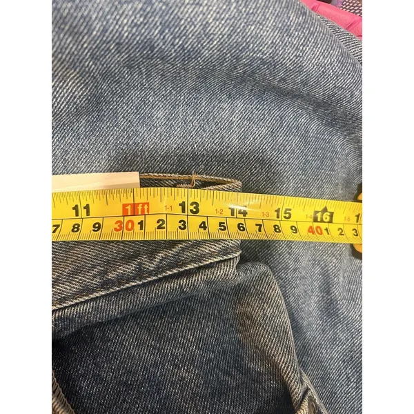 Chic Size 8 Vintage Blue Classic Fit Mom Jeans New Women High Rise Denim Cotton - Image 7