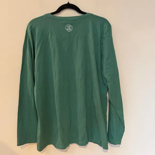 Life is Good Straight Outta the North Pole Long Sleeve Top - Image 3