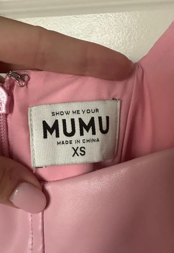Show Me Your Mumu Mini Dress Pink - Image 4