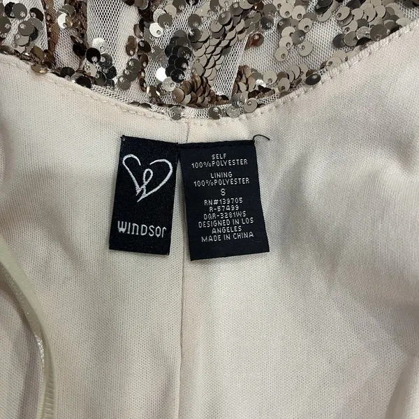 Windsor Pink Sequin Mini Dress Size Small Party Cocktail - Image 6