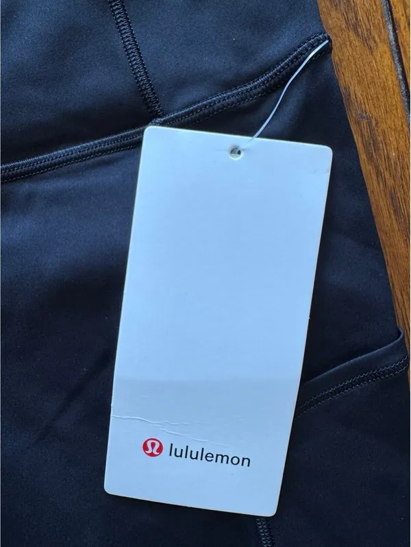 Lululemon Fast & Free With Pockets High Rise 25” Black Size 10 NWT - Image 5