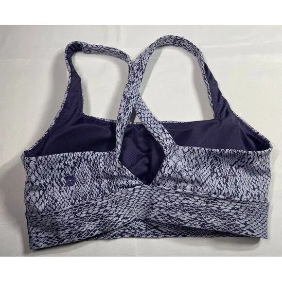 All in Motion Snake Print Sports Bra Workout Athletic Yoga‎ Crossback Medium - Image 2