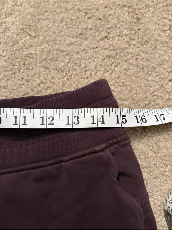 Lululemon warm down cuffed cozy comfortable pelt sweatpants joggers size 8 - Image 9
