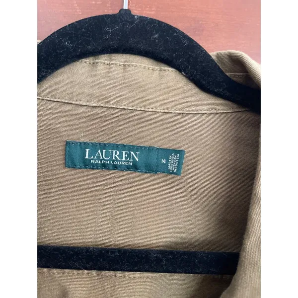 Lauren Ralph Lauren Vondra Twill cropped jacket size 14 - Image 5