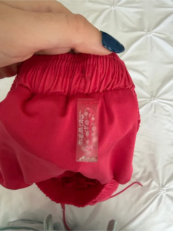 FP Movement by Free People Bright Pink Pleated Athletic Shorts - Image 3