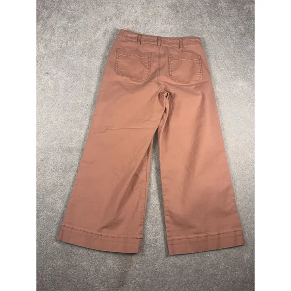 a loves‎ a wide leg cropped pants mauve trousers 4 - Image 6