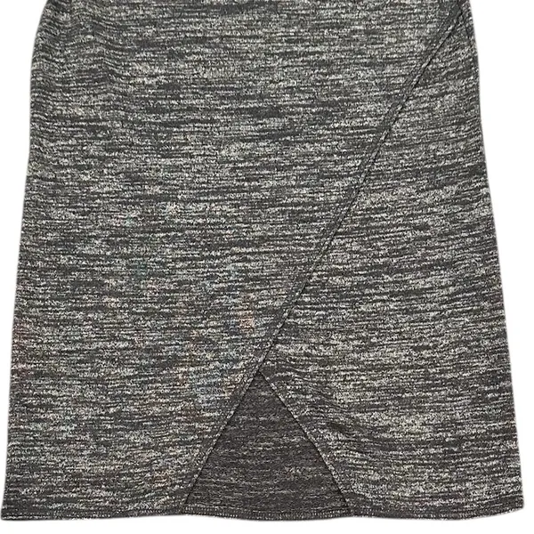 Aritzia Wilfred Free Tyra Heathered Grey Bodycon Skirt XS - Image 4