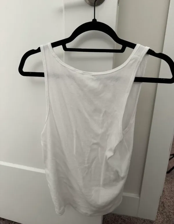 Aritzia Homestretch Ribbed tank White - Image 3