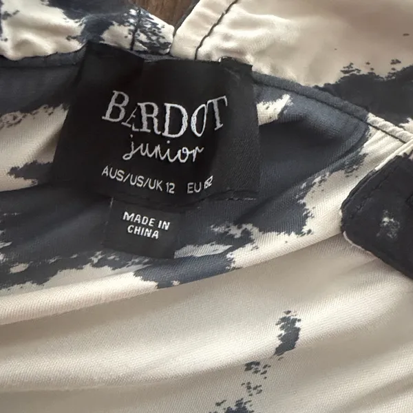 Bardot Elegant Midi Dress Size 12 | Ruffle Front Wedding Guest Cocktail Dress - Image 5
