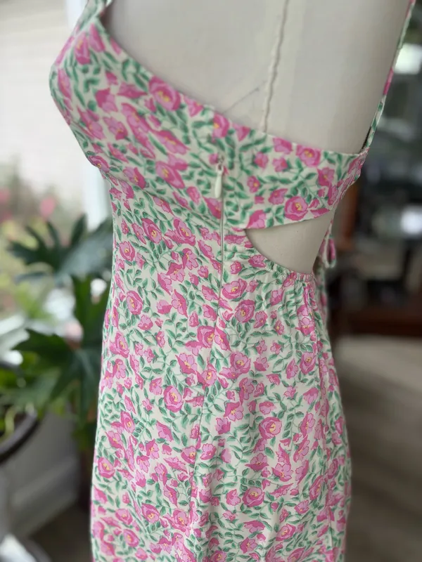 ZARA Floral Mini Dress - Image 4