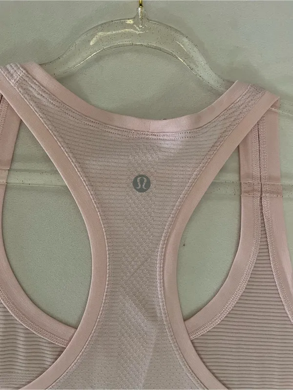 Lululemon Swiftly Racerback Tank Top Blush Pink Size 14 - Image 7