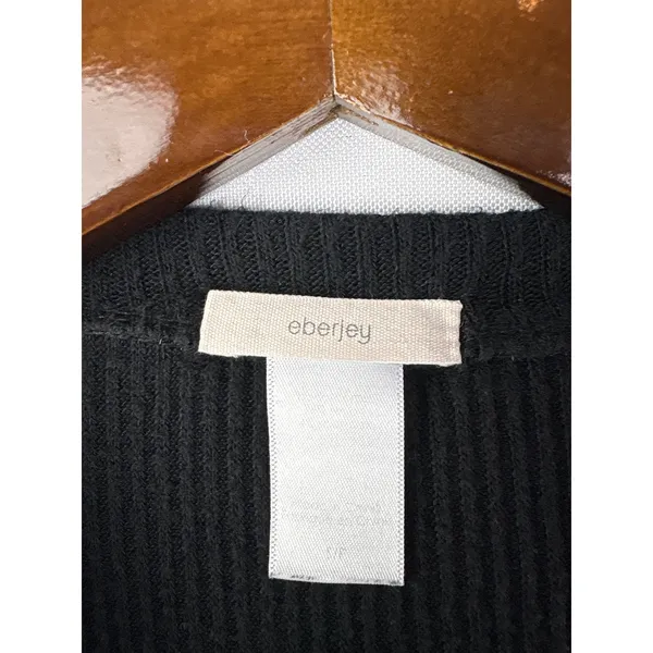Women’s Eberjey Small Black Ribbed Tank Top - Image 4