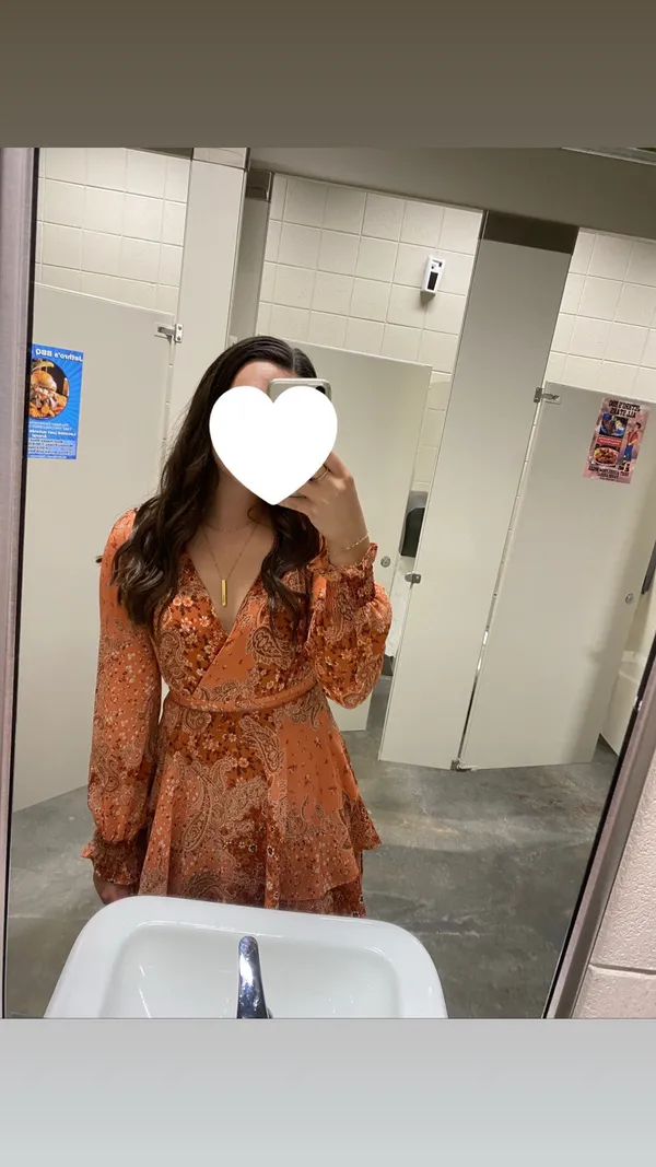 Von Maur Paisley V-Neck Dress - Image 3