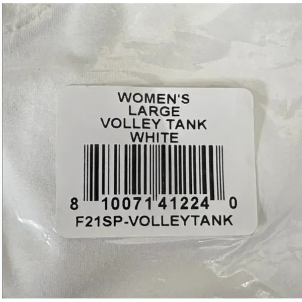 Flint Park Women's Volley Tank‎ Top White size L NWT tennis tenniscore - Image 7