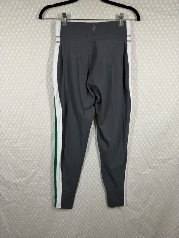 Free People Movement Grey Green Never‎ Better Ringer Slim Jogger Pants - Image 6