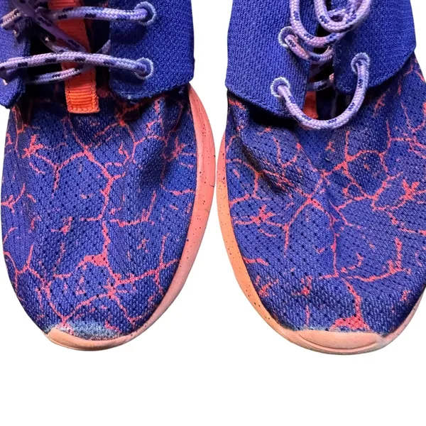 Nike Running Shoes Youth Size 6Y Purple‎ Pink Blue Athletic 807596-501 Sneakers - Image 3