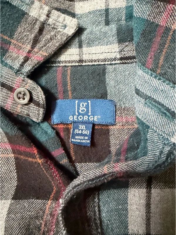 George Flannel Walmart - Image 3