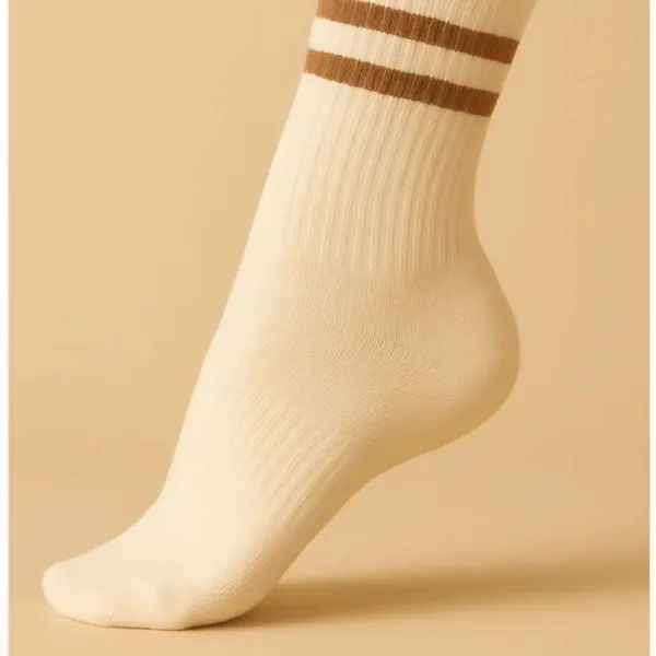 HIGH HEEL JUNGLE Metallic Retro Grip Crew Socks, NWOT - Image 7