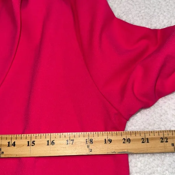 Jodifl vibrant pink open front drape blazer long sleeve see measurements - Image 6