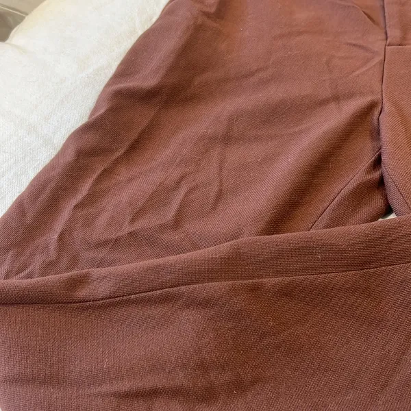 Zara Chocolate Brown Trouser Pant Size‎ Medium - Image 4