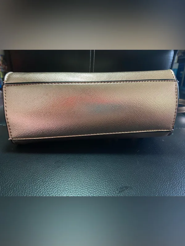 ALDO Rose Gold Mini Satchel Bag - Image 8