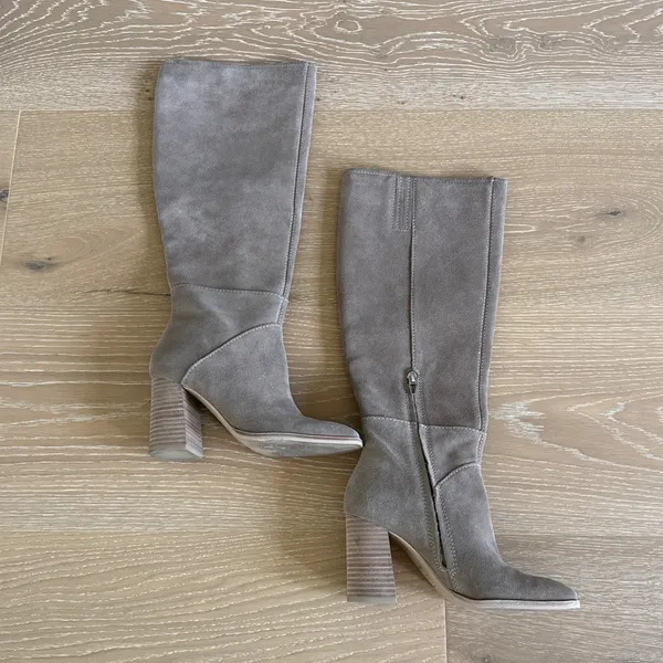 Dolce Vita Flynn Boots Truffle Suede Knee High Boots Size 5 in Brownish Gray - Image 4