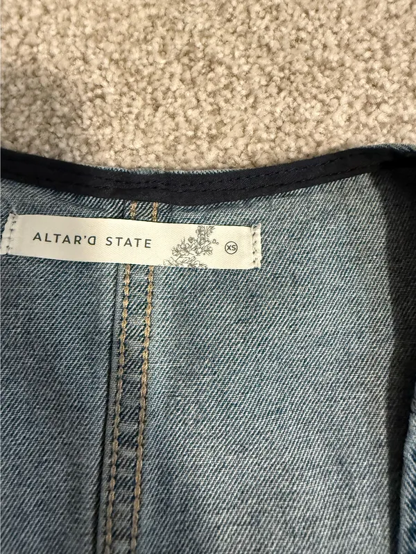 Altar'd State Denim Top - Image 4