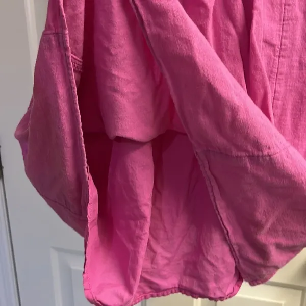 American Eagle Pink Lined Sundress with Adjustable Straps & Front Buttons-Medium - Image 8