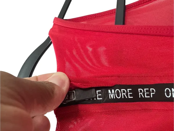 ZYIA ACTIVE RED All Star Mesh-Detail Sports Bra - Image 5