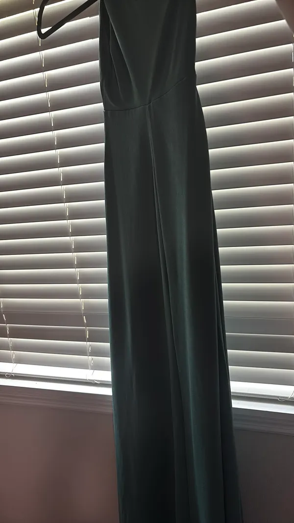 Birdy Grey One shoulder teal dress - Image 5