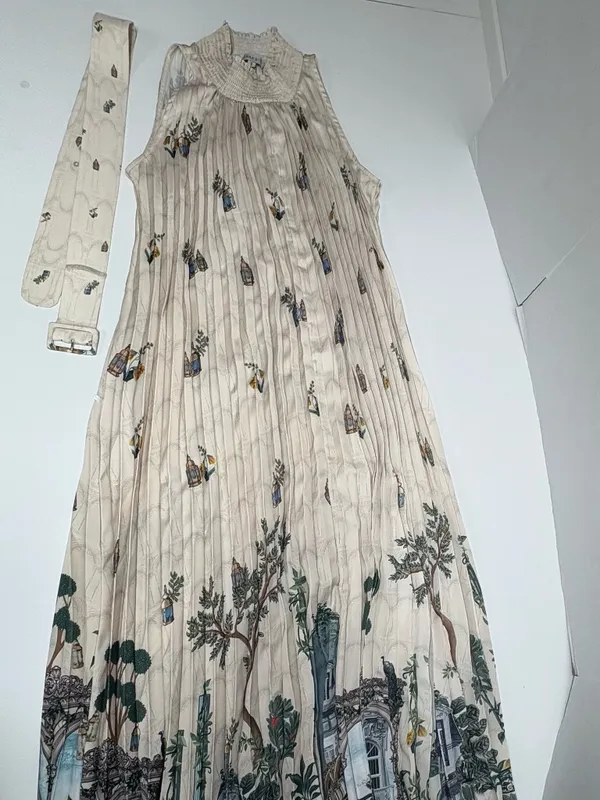 Ranna Gill for Antropologie Aria Pleated Maxi‎ Dress - Size S. - Image 10