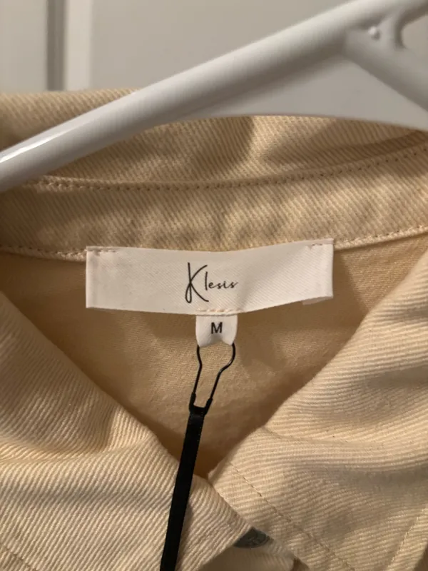 Klesis Denim Dress Yellow Size M - Image 2