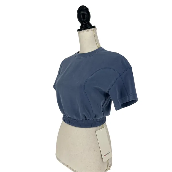 Lululemon Softstreme Gathered Tee in‎ Blue - Image 4