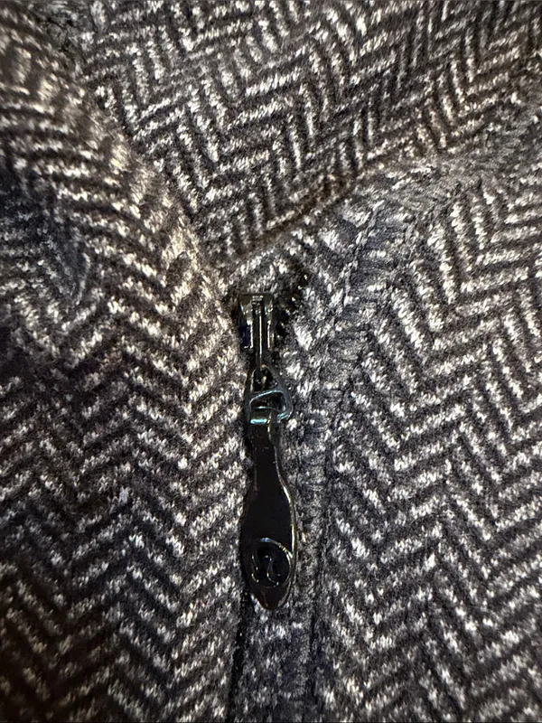Lululemon Think Fast Pullover in Heathered Herringbone Black Size 10? - C30-131 - Image 7