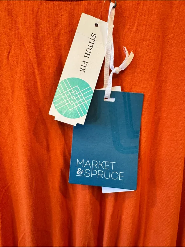 Stitch Fix Market & Spruce Maxi Dress Marea halter burnt orange XL NWT - Image 2