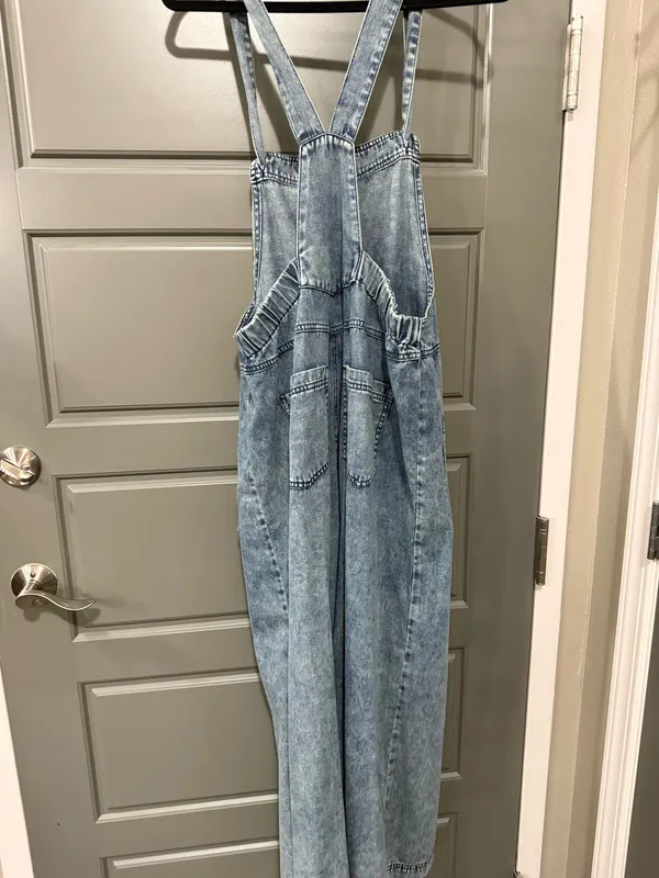 Denim Jumpsuit Blue Size M - Image 2