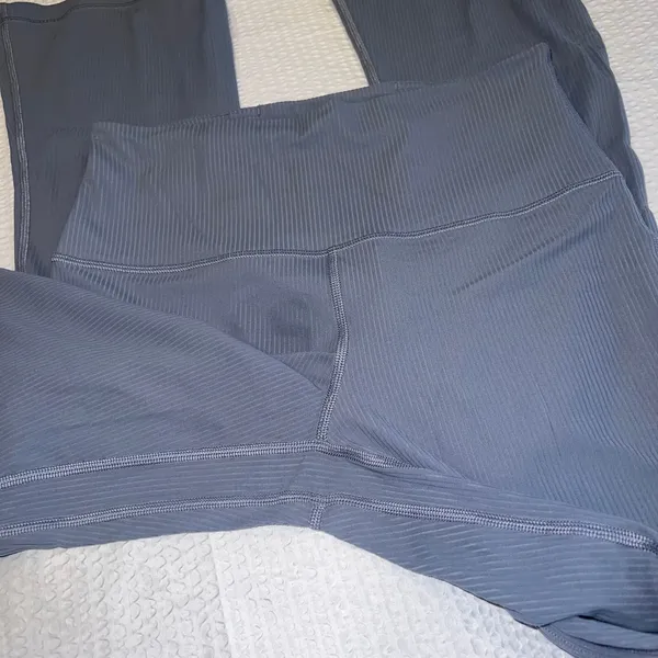 Lululemon Align High-Rise Ribbed Mini-Flare Pant *Regular Belgian Blue 6 women - Image 6